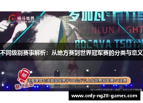 不同级别赛事解析：从地方赛到世界冠军赛的分类与意义